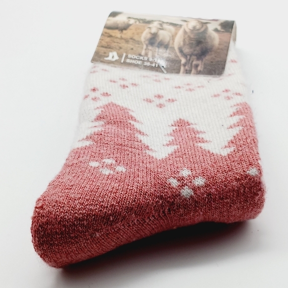 ⚫️ 12 Lamb Wool Crew Socks/Thermal Warm Winter Boot Socks Size 9-11 Women - Picture 10 of 11